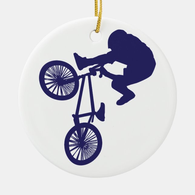 BMX Biker Keramikornament (Vorne)