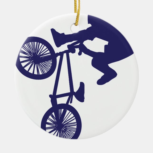 BMX Biker Keramikornament (Vorne)