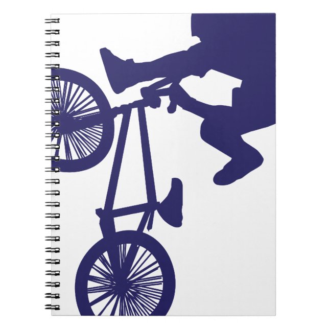 BMX Biker Notizblock (Vorderseite)