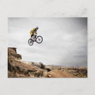 BMX-Biker-Postkarte Postkarte