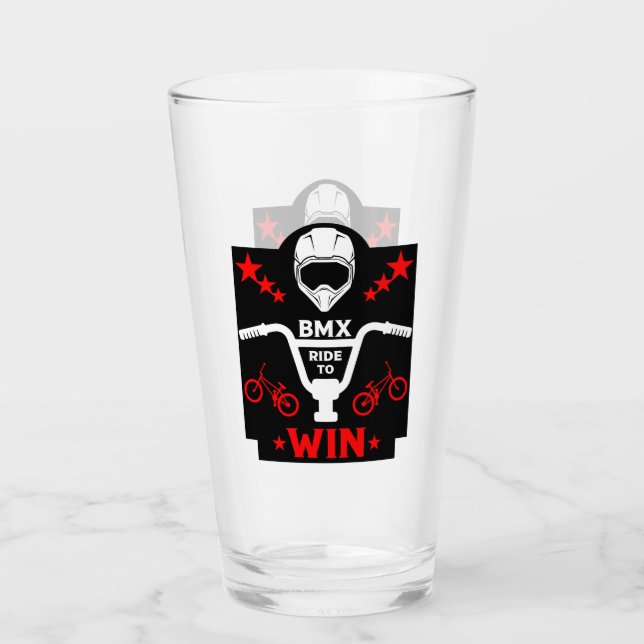 Bmx Bikers Freestyle Glas (Vorderseite)