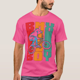 Bmx Boy Bicycle Lover Extreme Sports Biker Bmx Rac T-Shirt