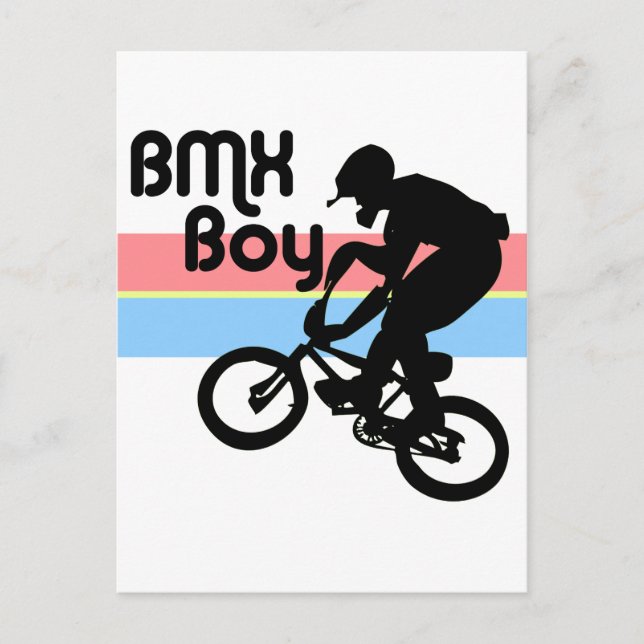BMX Boy / BMX Girl Postkarte (Vorderseite)