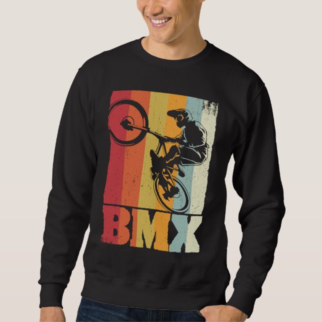 BMX cycling bike  retro bike MTB BMX  5 Sweatshirt (Vorderseite)