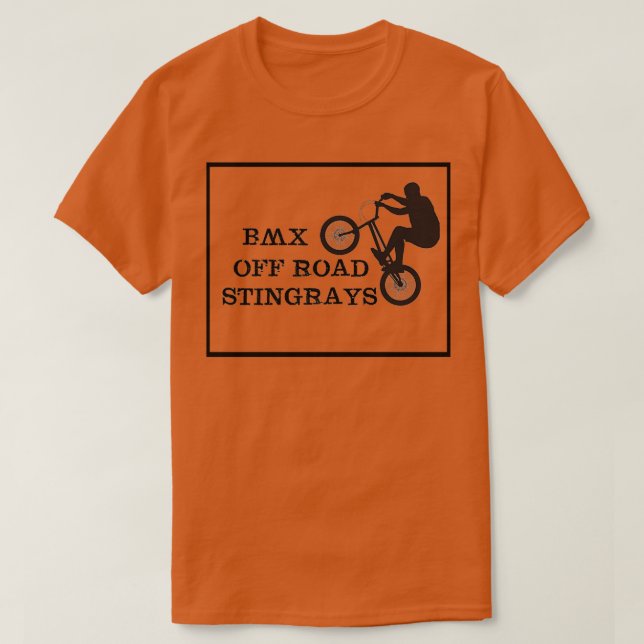 BMX die Off-Road-Stunts T-Shirt (Design vorne)