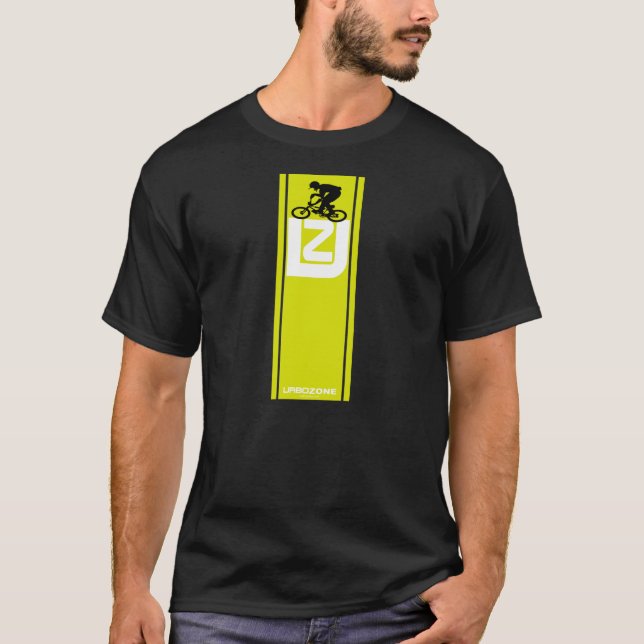 BMX Dunkelheits-Kleid T-Shirt (Vorderseite)
