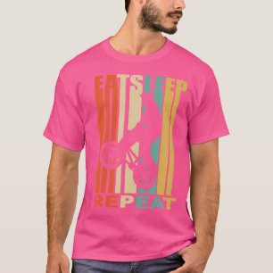 Bmx essen Sleep Bmx Wheelie Wiederholung Bmx T-Shirt