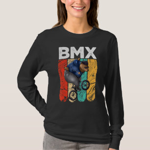 Bmx Extremsport Vintage Bär Bmx-Fahrer Fahrrad T-Shirt