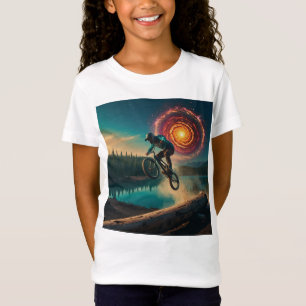 BMX-Fahrer an einem Waldsee T-Shirt