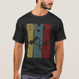 BMX-Fahrer Fahrrad Retro Vintage Fahrrad Stunt Rac T-Shirt