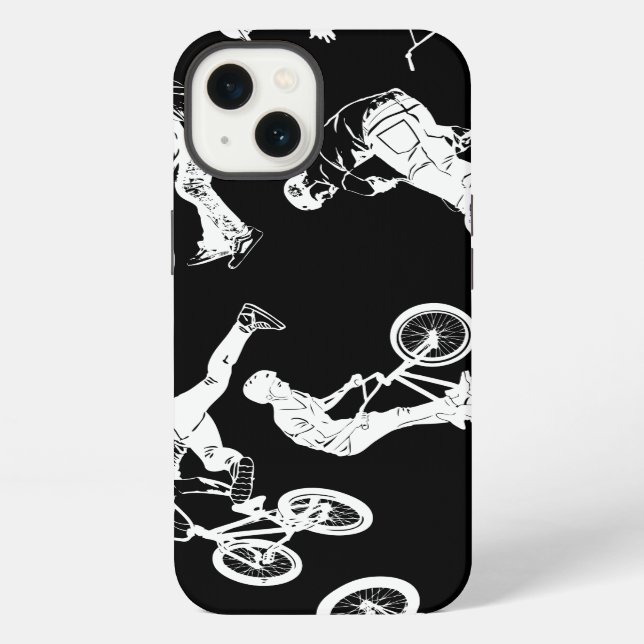 BMX-Fahrer iPhone Hülle (Rückseite)