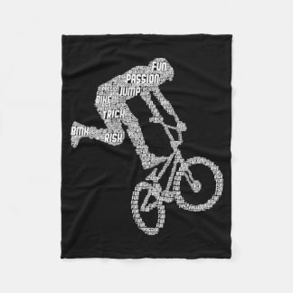 BMX-Fahrrad-Stunt-Freestyle-Fahrer Jungen Kinder Fleecedecke