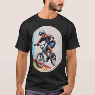 BMX-Fahrrad und Radfahrer! T-Shirt
