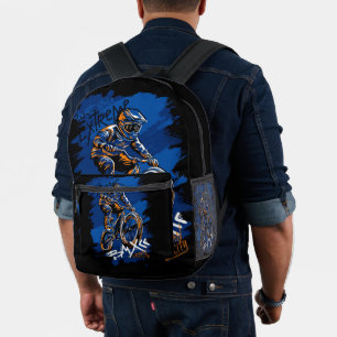BMX-Fahrrad Urban Graffiti Streetwear  Bedruckter Rucksack