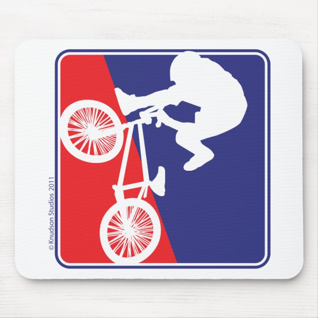 BMX-Fahrradfahrer Mousepad (Vorne)