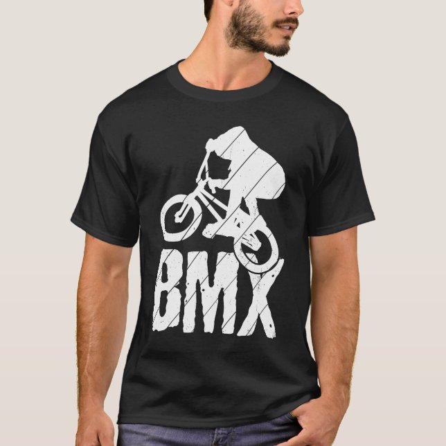 BMX Farb-Bike-Fans Rad MTB Retro BMX 4 T-Shirt (Vorderseite)
