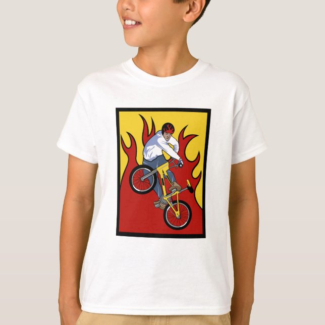 BMX Flames T - Shirt (Vorderseite)