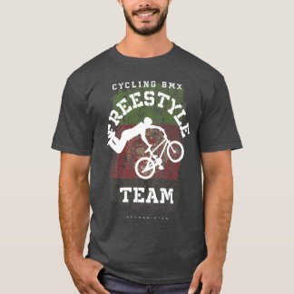 BMX Freestyle Bike Afghanistan Flag Radfahren T-Shirt