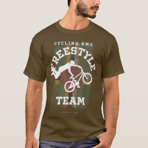 BMX Freestyle Bike Dominica Flag Radfahren BM T-Shirt