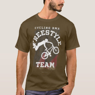 BMX Freestyle Bike Nepal Flag Radfahren BMX T-Shirt