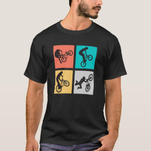 Bmx Freestyle Bmx Pop Art Design T-Shirt
