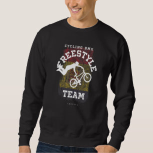 BMX Freestyle Fahrrad Andorra-Flagge Radfahren Rad Sweatshirt