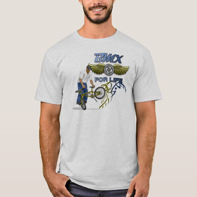 BMX für das Leben T-Shirt (Vorderseite)