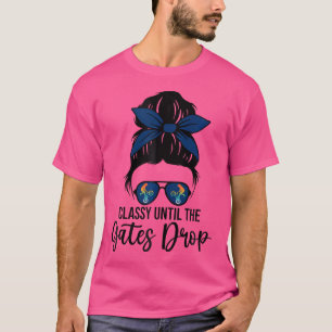 Bmx Girl Klasse bis zum Tor Drop Bmx Mama Bmx L T-Shirt