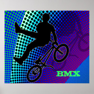 BMX im Fraktal Marquee Poster
