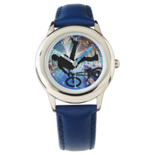 BMX im Grunge-Tunnel Armbanduhr