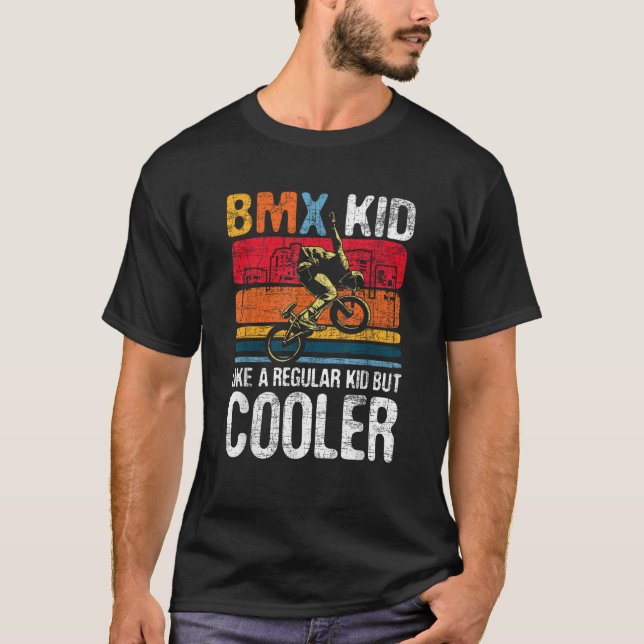 BMX Kid wie ein normales Kinderrad-Fahrrad Ri T-Shirt (Vorderseite)