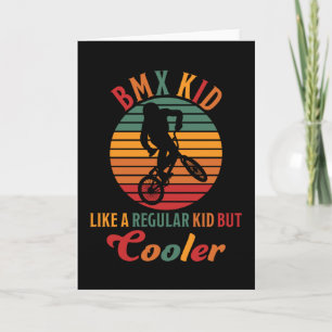 BMX-Kind Wie Ein Normales Kind Aber Cooleres Fahrr Karte