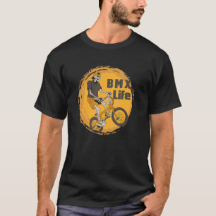 BMX Life Skelett Fahrrad BMX Stunt Dirt Bi T-Shirt