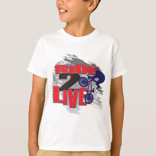 BMX Live to Ride Ride zum Leben T-Shirt