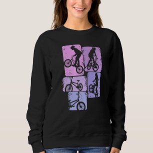 BMX Mädchen Fahrrad Fahrrad Stunt Rennen Kinder Mä Sweatshirt
