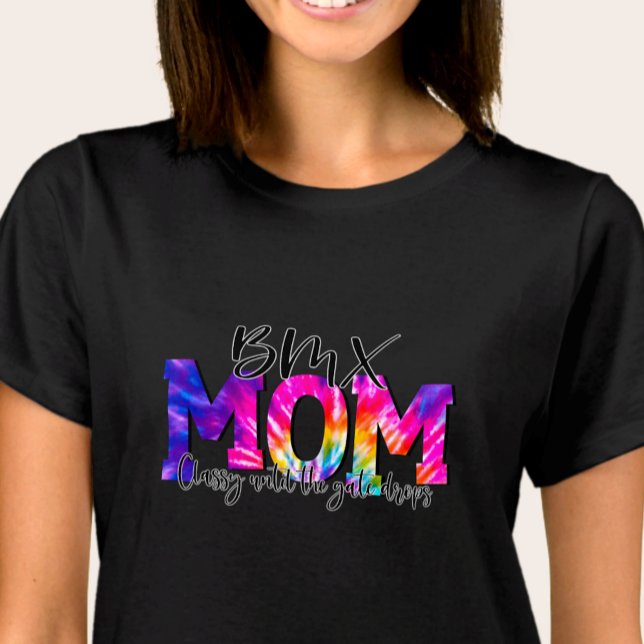 BMX Mama Klasse bis zum Tor stürzt Sonnenrad T-Shirt (Von Creator hochgeladen)