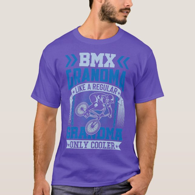 BMX Oma wie ein normales Oma nur Cooler T-Shirt (Vorderseite)