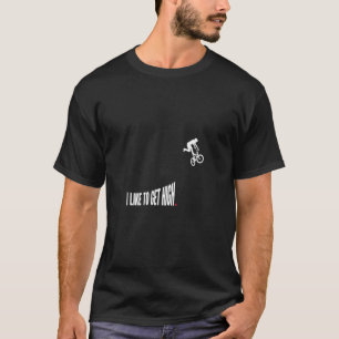 BMX Racing Cyclocross Race Cool Bike Girl T-Shirt