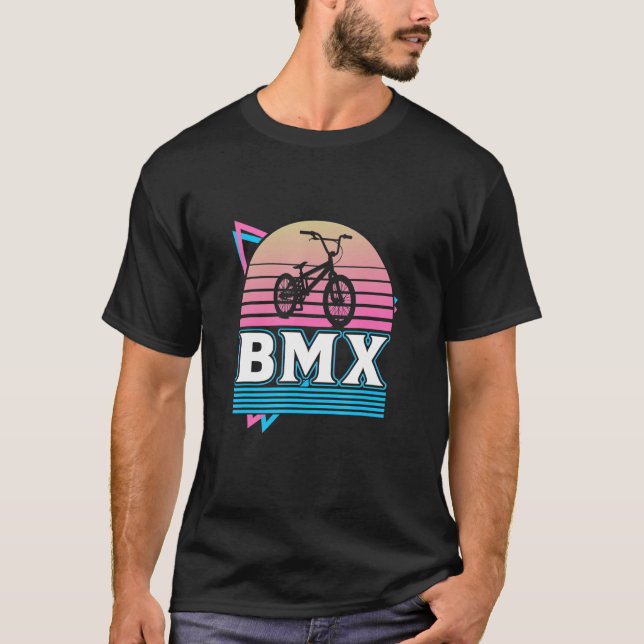 BMX Racing Cyclocross Race Cycling  Cool Bike Girl T-Shirt (Vorderseite)