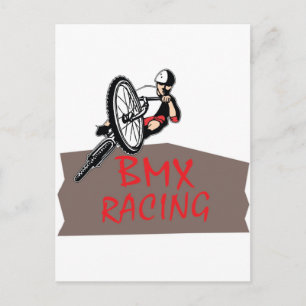 BMX RACING POSTKARTE