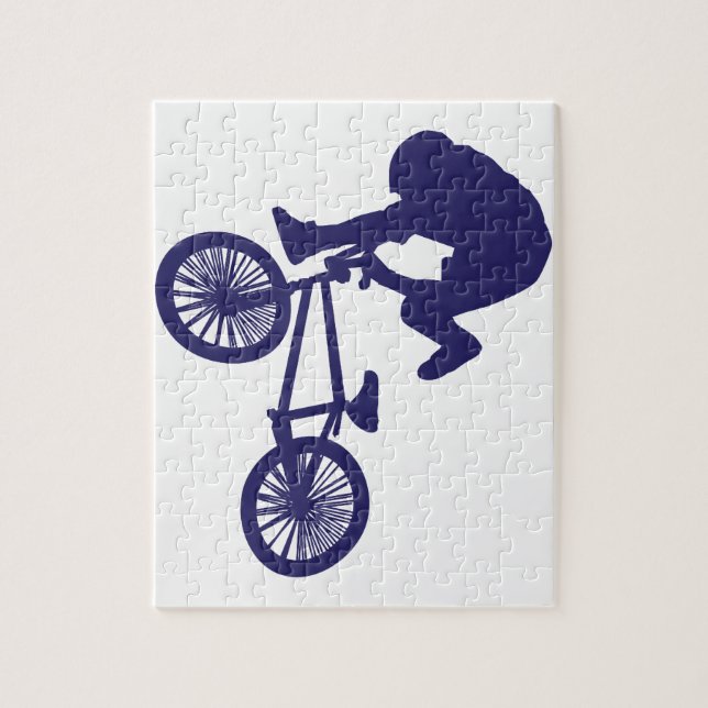 BMX Radfahrer Puzzle (Vertikal)