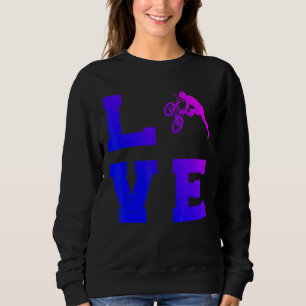 Bmx-Radfahrerinnen-Bmx für Männer Sweatshirt