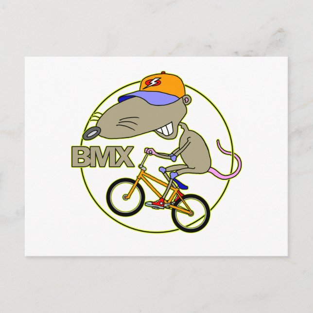 BMX Rat Postkarte (Vorderseite)