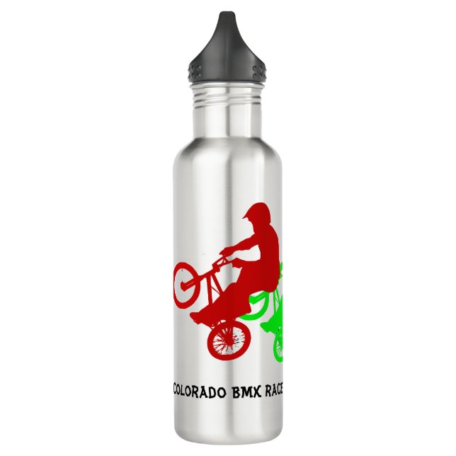BMX Rennen-Wasser-Flasche Edelstahlflasche (Links)