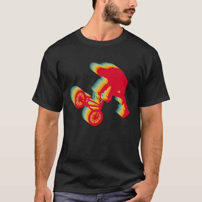 BMX Rider Bike Bicycle Stunt Racing  Extreme Outdo T-Shirt (Vorderseite)