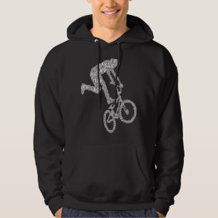 Bmx Rider Bike Fahrrad Racing Boys Kinder Hoodie