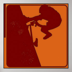 BMX Rider Pop Art Poster