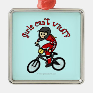BMX SILBERNES ORNAMENT