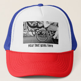 BMX Skate Park Graffiti schwarz Truckerkappe