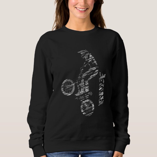 BMX Stunt Driver Bicycle Fans Bike Freestyle 1 Sweatshirt (Vorderseite)